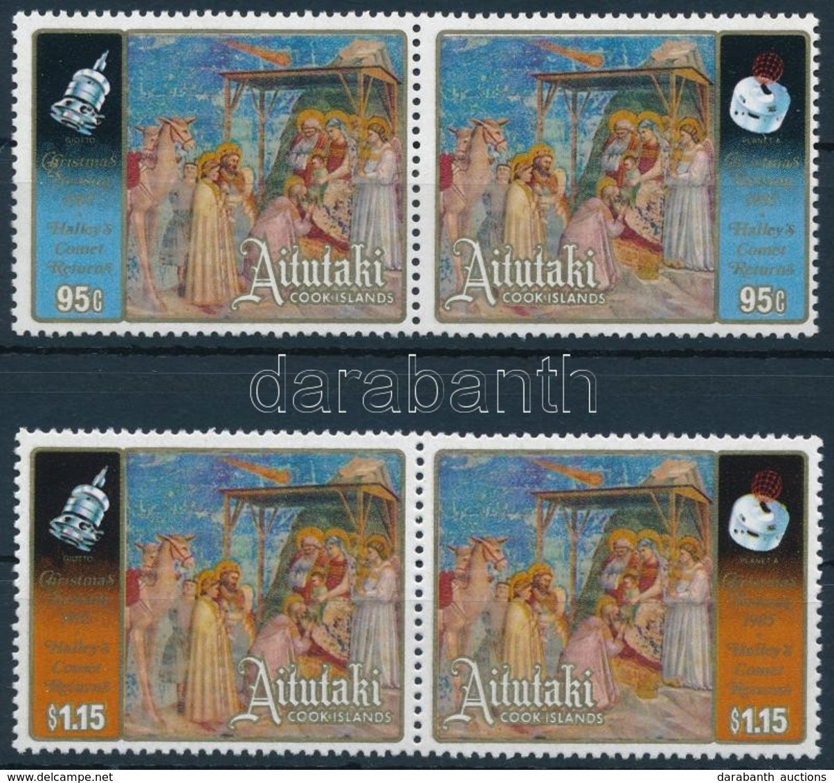 ** 1985 Karácsony Sor 2 Pár,
Christmas Set 2 Pairs
Mi 570-573 - Other & Unclassified