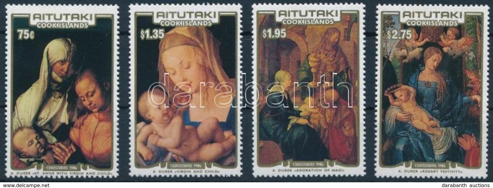 ** 1986 Karácsony, Dürer Sor,
Christmas, Dürer Set
Mi 601-604 - Other & Unclassified