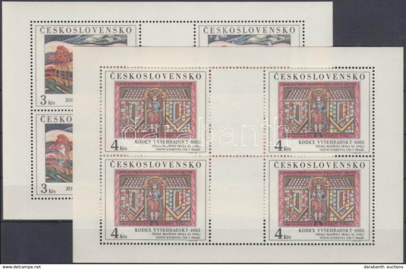 ** 1984 Festmény Kisív Sor Mi 2789-2793 - Other & Unclassified