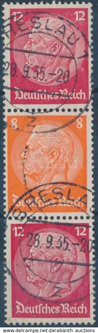 O 1933 Hindenburg Füzetösszefüggés / Booklet Unit Mi S111 - Otros & Sin Clasificación