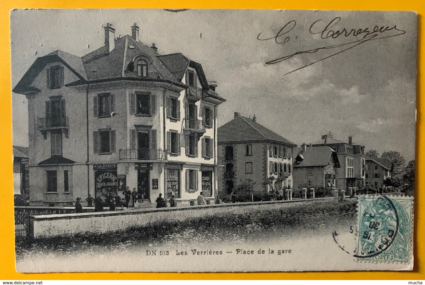 9163 - Les Verrières Place De La Gare - Les Verrières