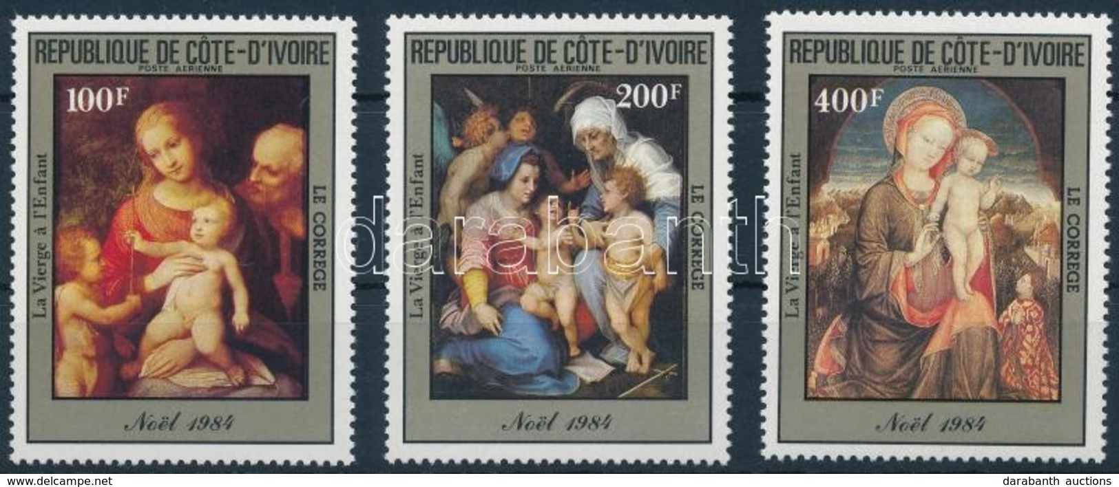 ** 1985 Karácsony, Festmények Sor,
Christmas, Paintings Set
Mi 842-844 - Otros & Sin Clasificación