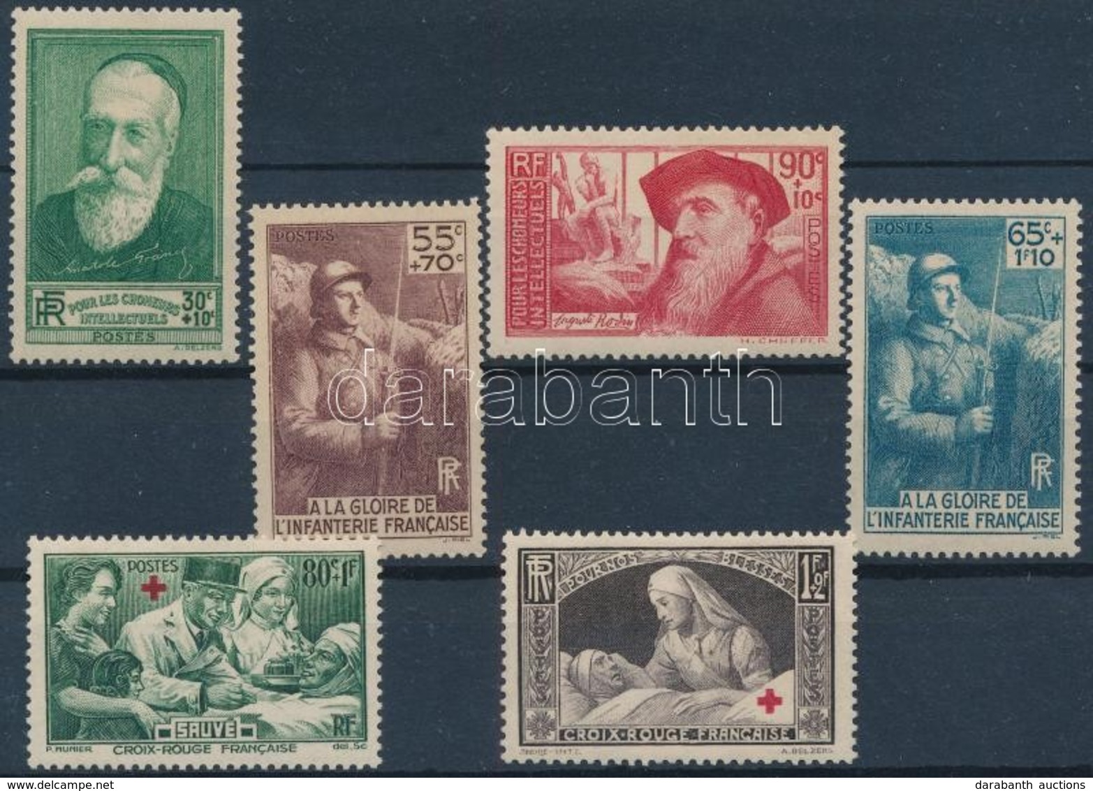 ** 1937-1940 3 Sor Mi 351-352, 423-424, 471-472 (Mi EUR 44.-) - Otros & Sin Clasificación