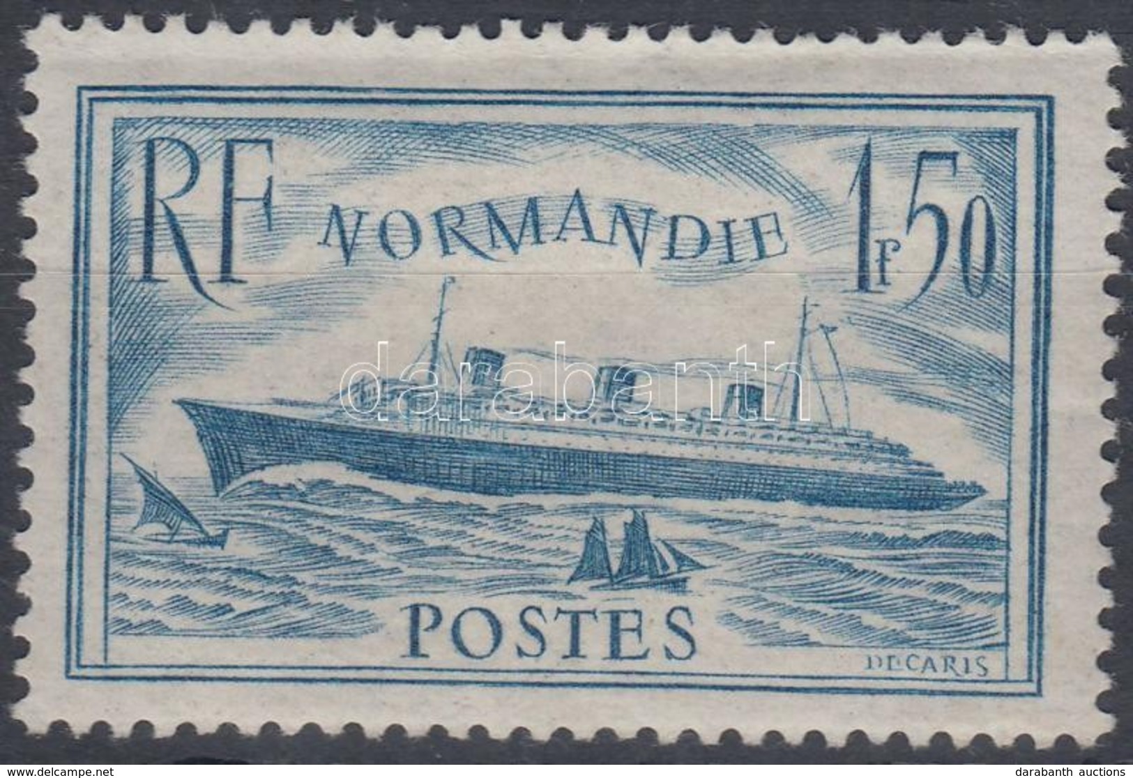 * 1936 Normandie Utasszállító Hajó Mi 316 - Other & Unclassified