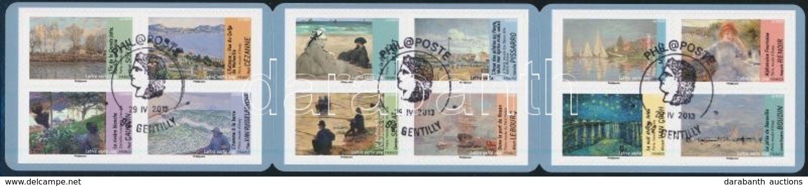 O 2013 Impresszionizmus Bélyegfüzet Elsőnapi Bélyegzéssel,
Impressionism Stamp-booklet With First Day Cancellation
Mi 55 - Other & Unclassified