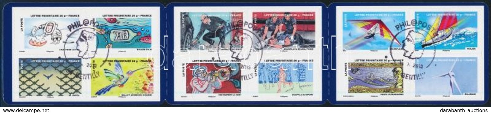 O 2013 A Négy Elem - Levegő (II.) Bélyegfüzet Elsőnapi Bélyegzéssel,
The Four Elements - Air (II.) Stamp-booklet With Fi - Otros & Sin Clasificación