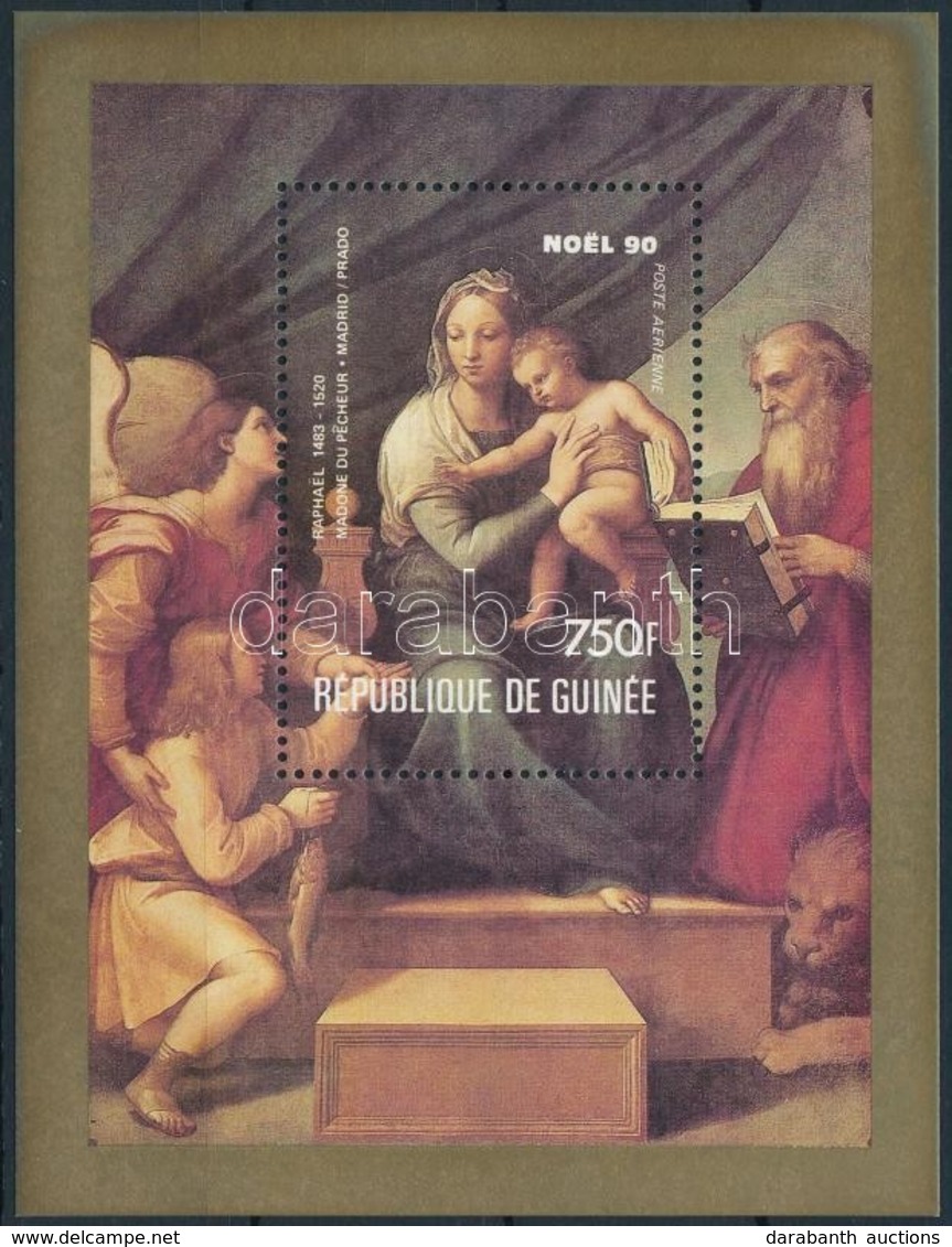 ** 1991 Karácsony, Rafaello Blokk,
Christmas, Raphael Block
Mi 372 - Other & Unclassified