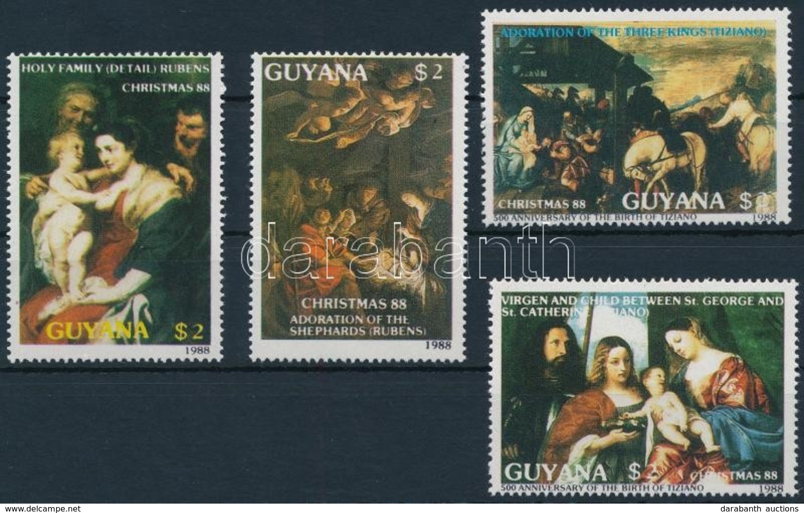 ** 1988 Festmények, Tiziano Sor,
Paintings, Tizian Set
Mi 2410-2413 - Otros & Sin Clasificación