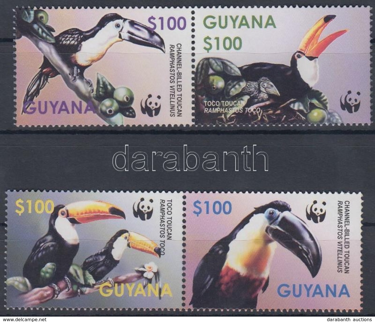 ** 2003 WWF: Madarak Sor + Kisív Mi 7626-7629 + 4 FDC - Other & Unclassified