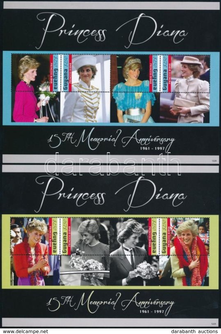 ** 2012 Diana Hercegnő Halálának 15. évfordulója Kisív Sor Mi 8352-8359 - Sonstige & Ohne Zuordnung