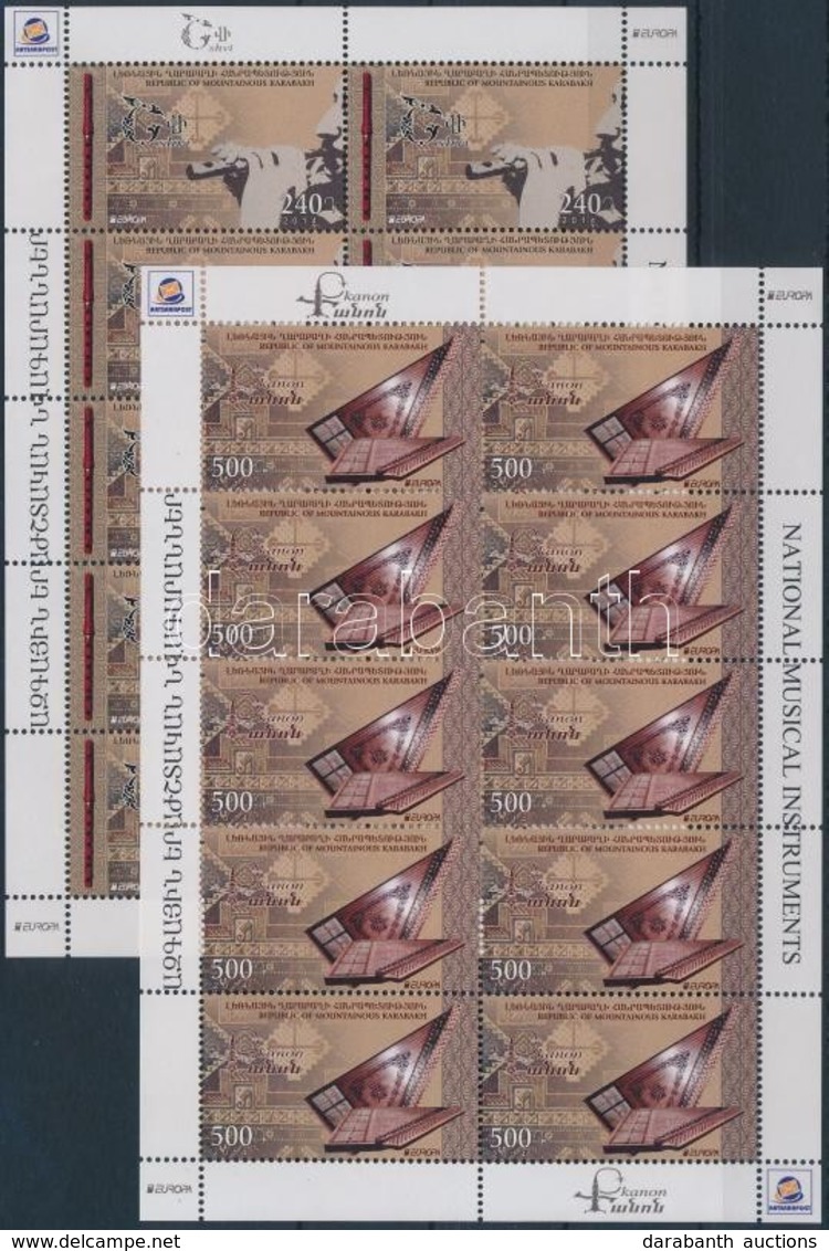 ** 2014 Europa CEPT Hangszerek Kisívpár Mi 94-95 - Other & Unclassified