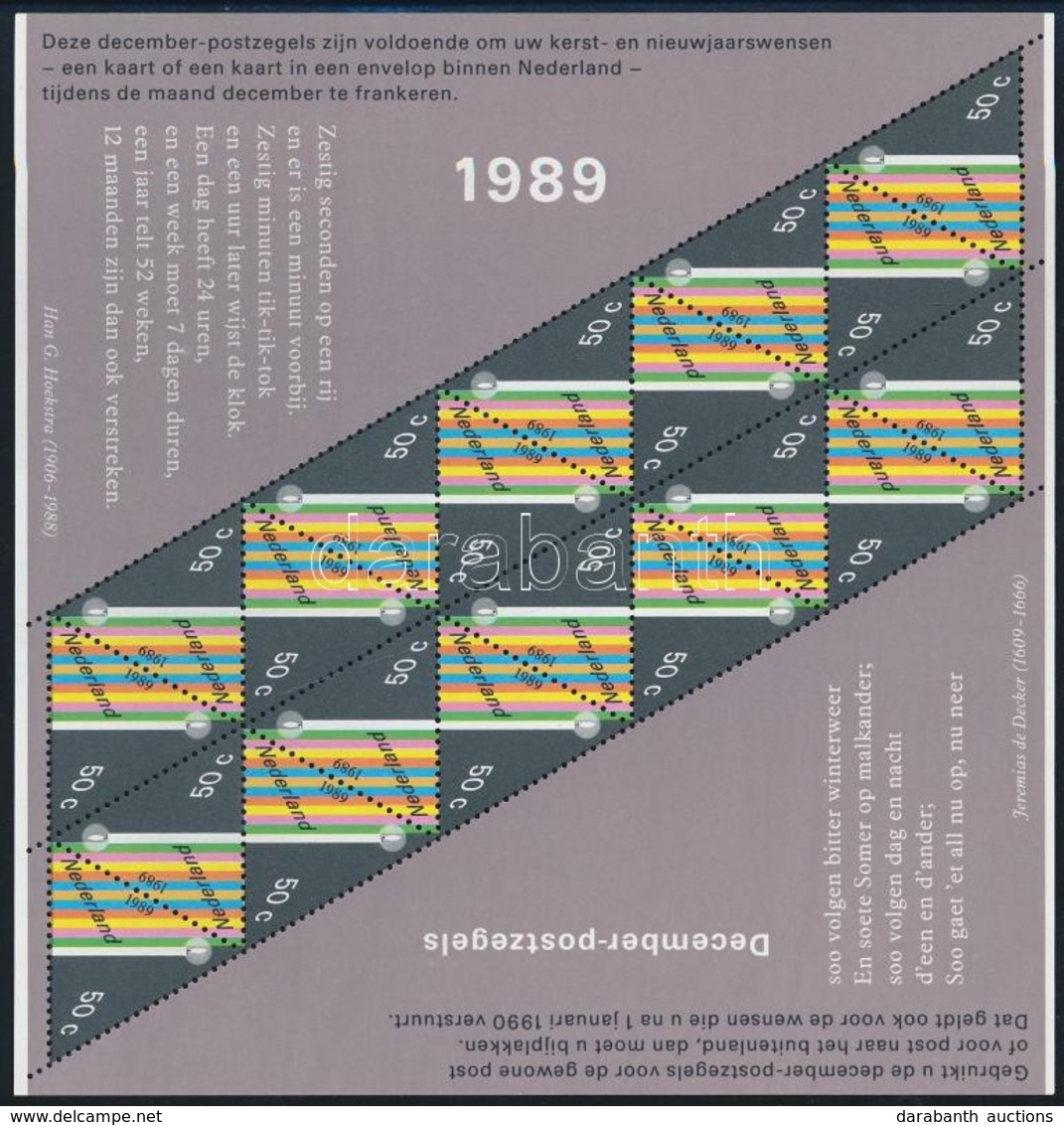 ** 1989 Karácsony, December Kisív,
Christmas, December Mini Sheet
Mi 1374 - Otros & Sin Clasificación