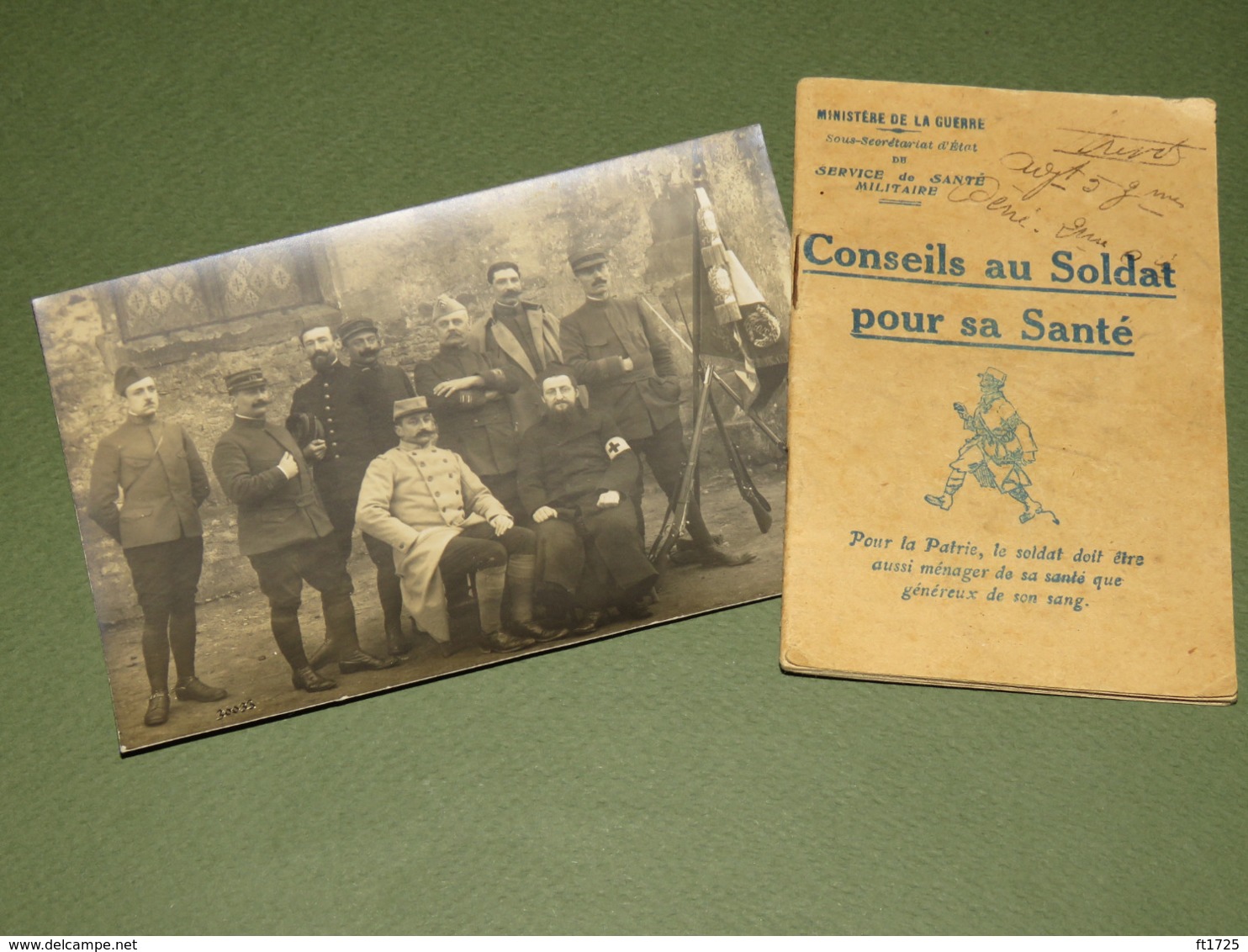 LIVRET DE CONSEIL DE SANTE DU POILU 1916 !!! - 1914-18