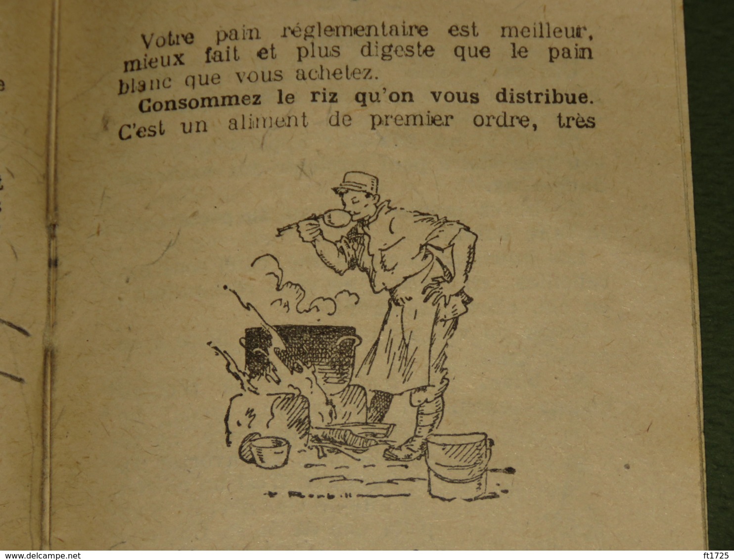 LIVRET DE CONSEIL DE SANTE DU POILU 1916 !!!