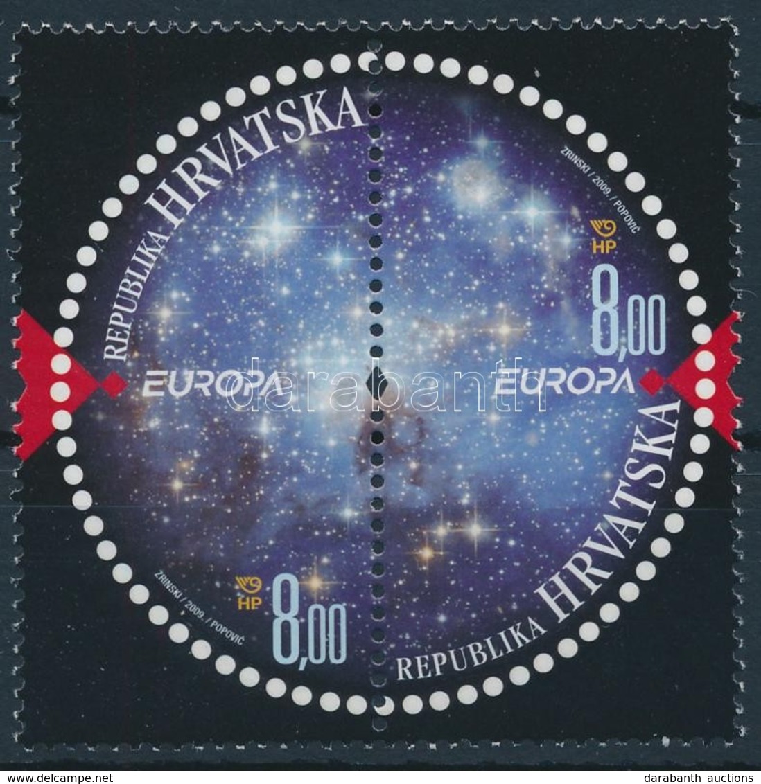 ** 2009 Europa CEPT Asztronómia Pár,
Europa CEPT Astronomy Pair
Mi 905-906 - Otros & Sin Clasificación