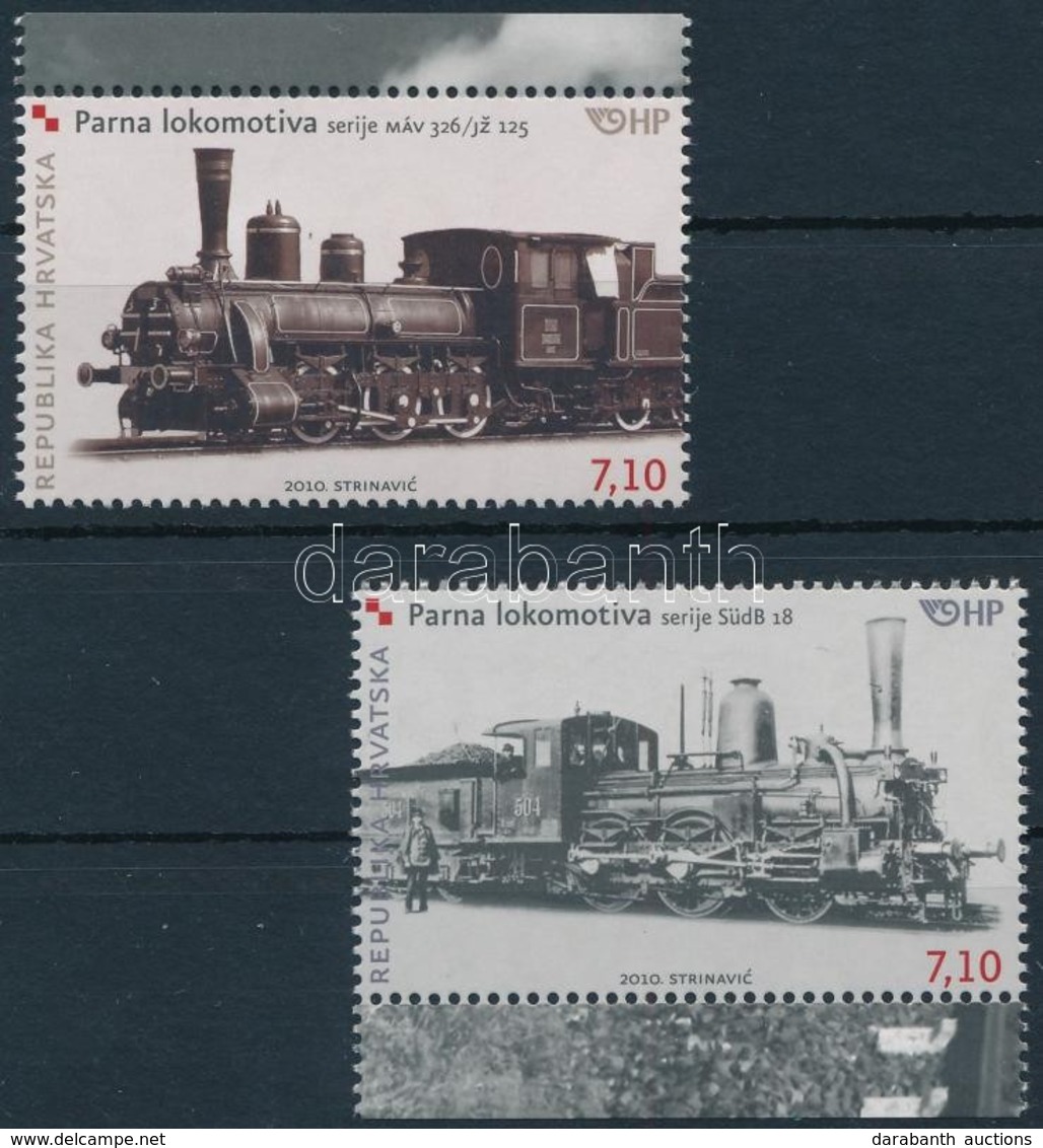 ** 2010 Vasút Horvátországban ívszéli Sor,
Railway In Croatia Margin Set
Mi 945-946 - Other & Unclassified