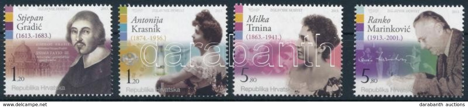 ** 2014 Személyiségek Sor,
Personalities Set
Mi 1125-1128 - Other & Unclassified