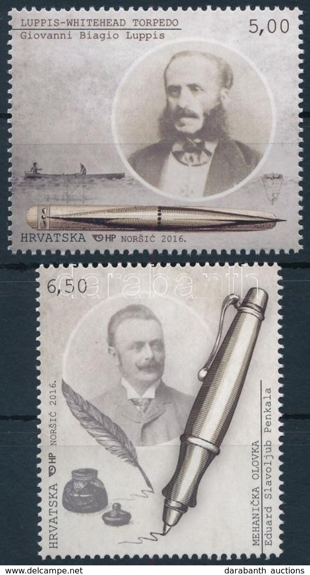 ** 2016 Horvát Találmányok Sor,
Croatian Inventions Set
Mi 1225-1226 - Other & Unclassified