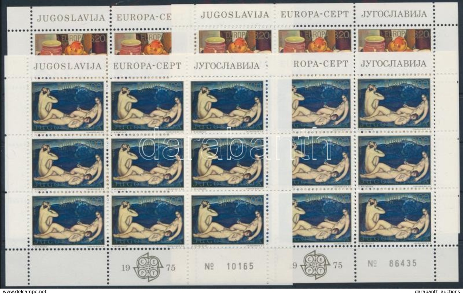 ** 1975 Europa CEPT Kisívsor Mi 1598-1599 I +II - Sonstige & Ohne Zuordnung