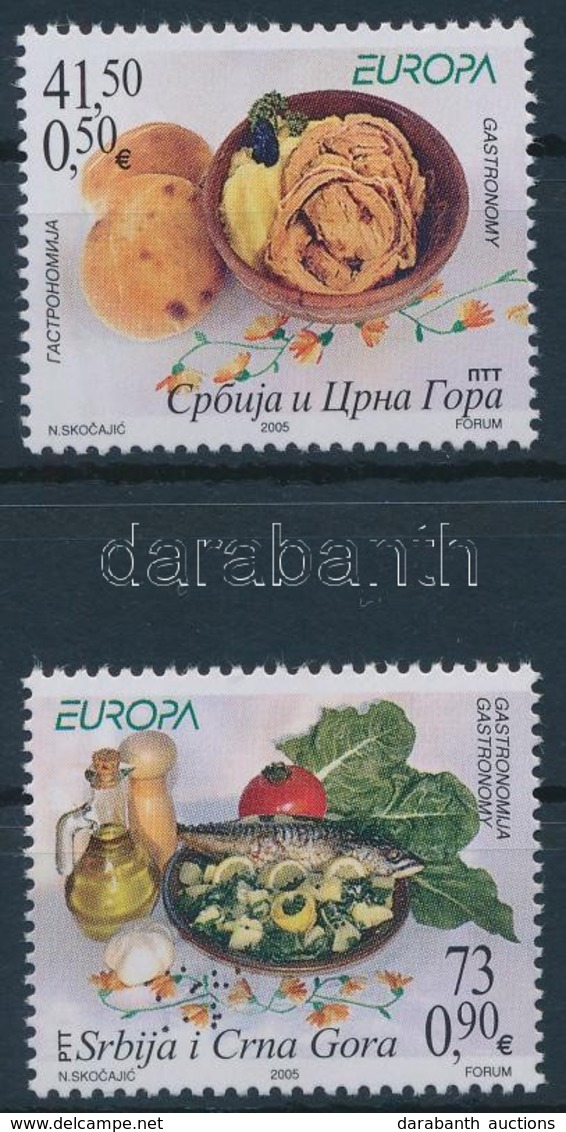 ** 2005 Europa CEPT Gasztronómia Sor,
Europa CEPT Gastronomy Set
Mi 3269-3270 - Other & Unclassified