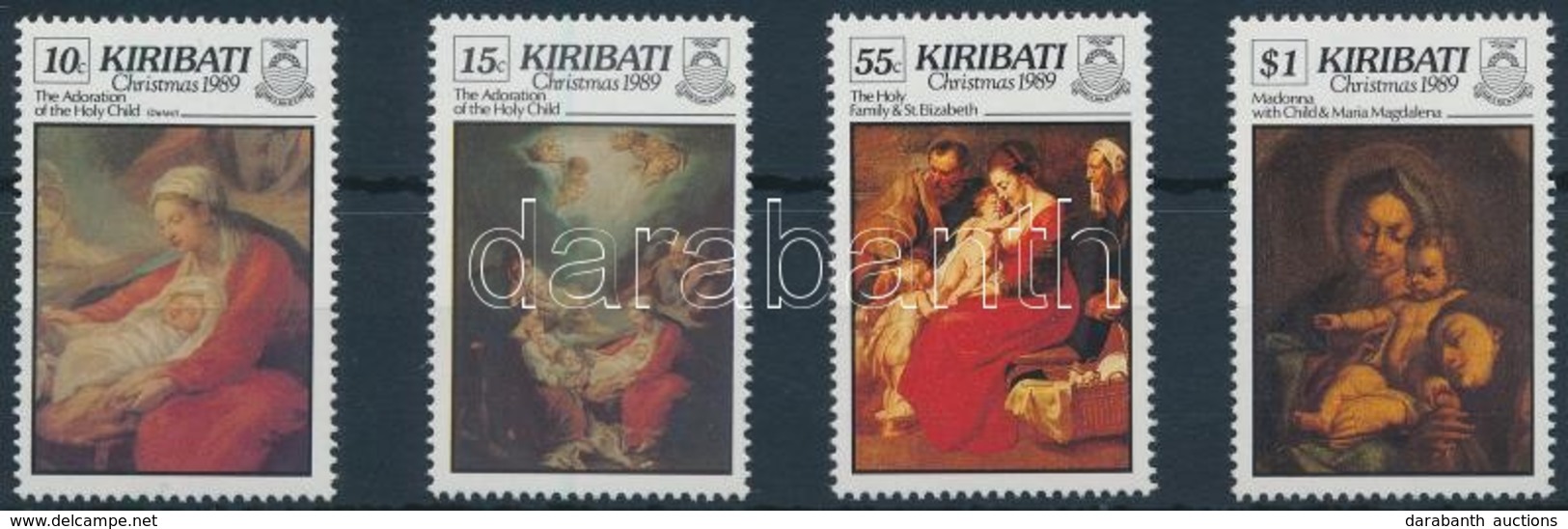 ** 1989 Karácsony, Festmények Sor,
Christmas, Paintings Set
Mi 536-539 - Other & Unclassified