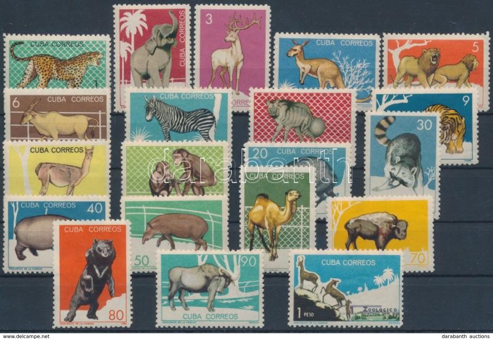 ** 1964 Havannai Állatkert Sor Mi 949-968 - Other & Unclassified