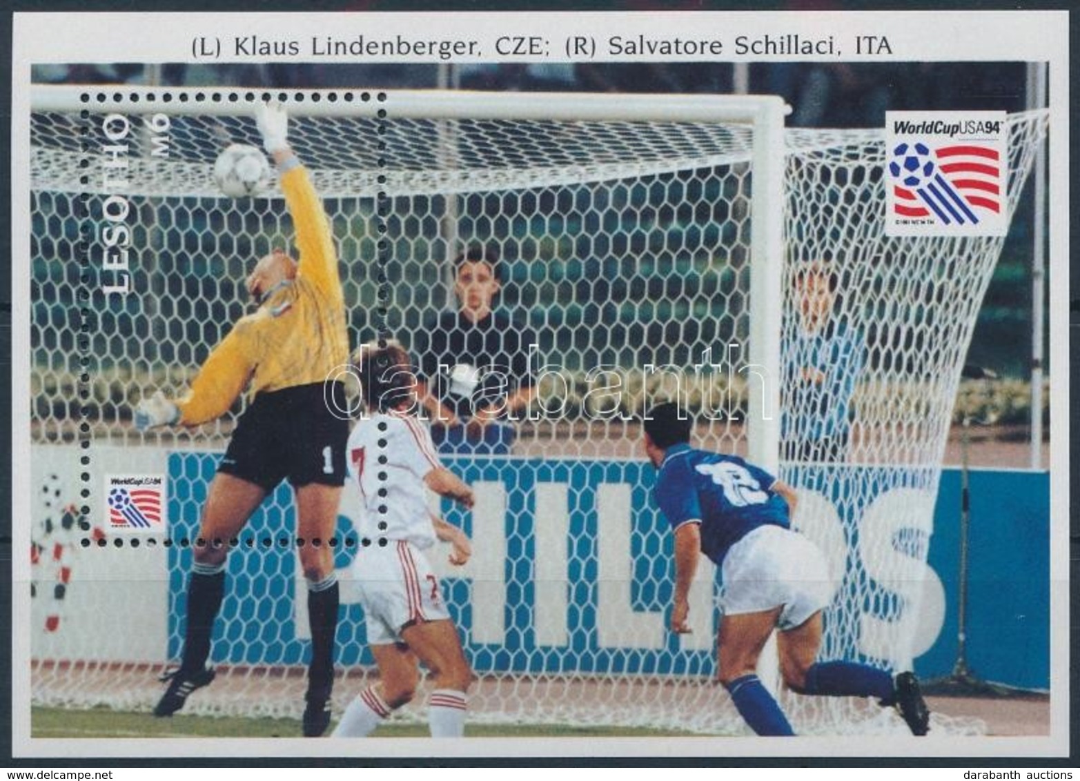 ** 1994 Labdarúgó-világkupa 1994, USA Blokk,
Football World Cup 1994, USA Block
Mi 112 - Other & Unclassified