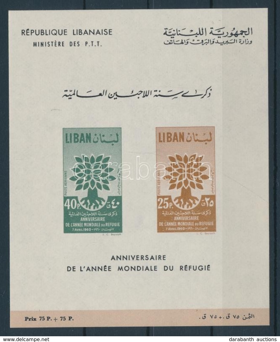 ** 1960 A Menekültek éve Blokk Mi 20 - Otros & Sin Clasificación