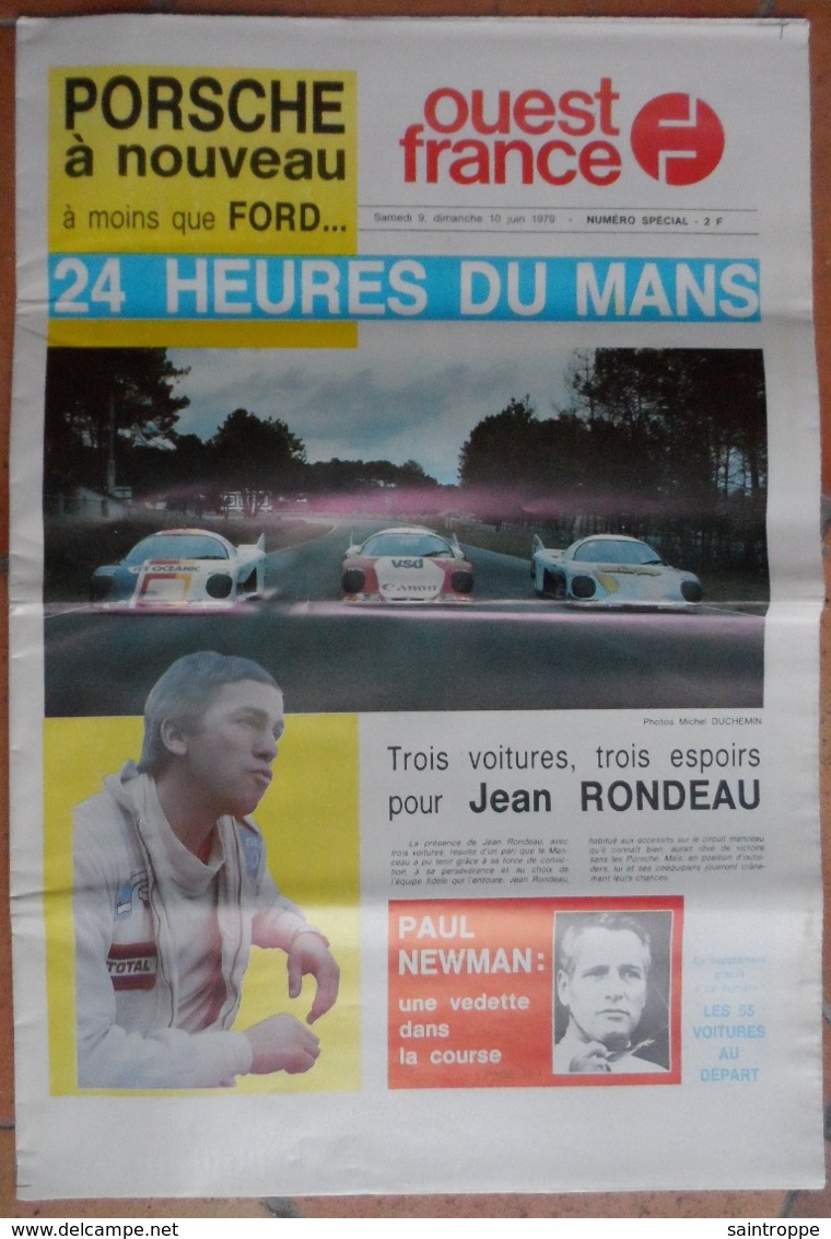 24 H Du Mans 1979.Espoir Pour Jean Rondeau.Paul Newman.Brian Redman.Derek Bell. - 1950 à Nos Jours