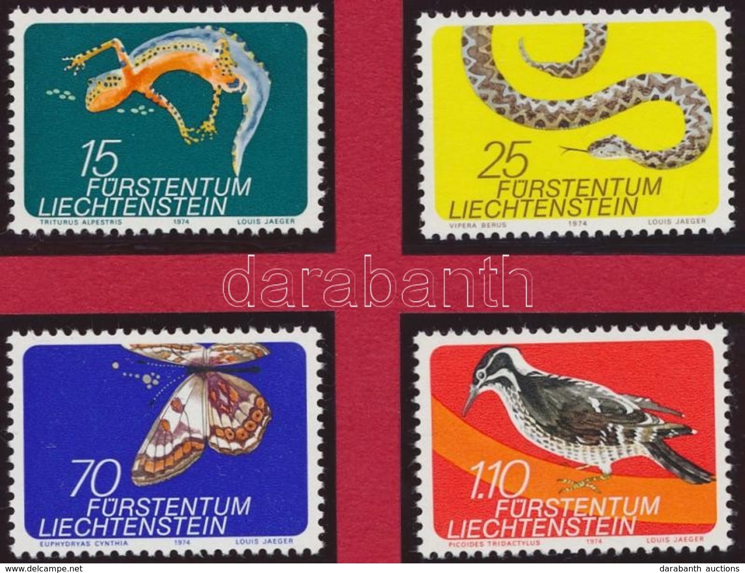 ** 1973-1974 Címer Mi 590 + Hüllők Sor 609-612 + FDC Kiwanis Club Füzetben - Other & Unclassified