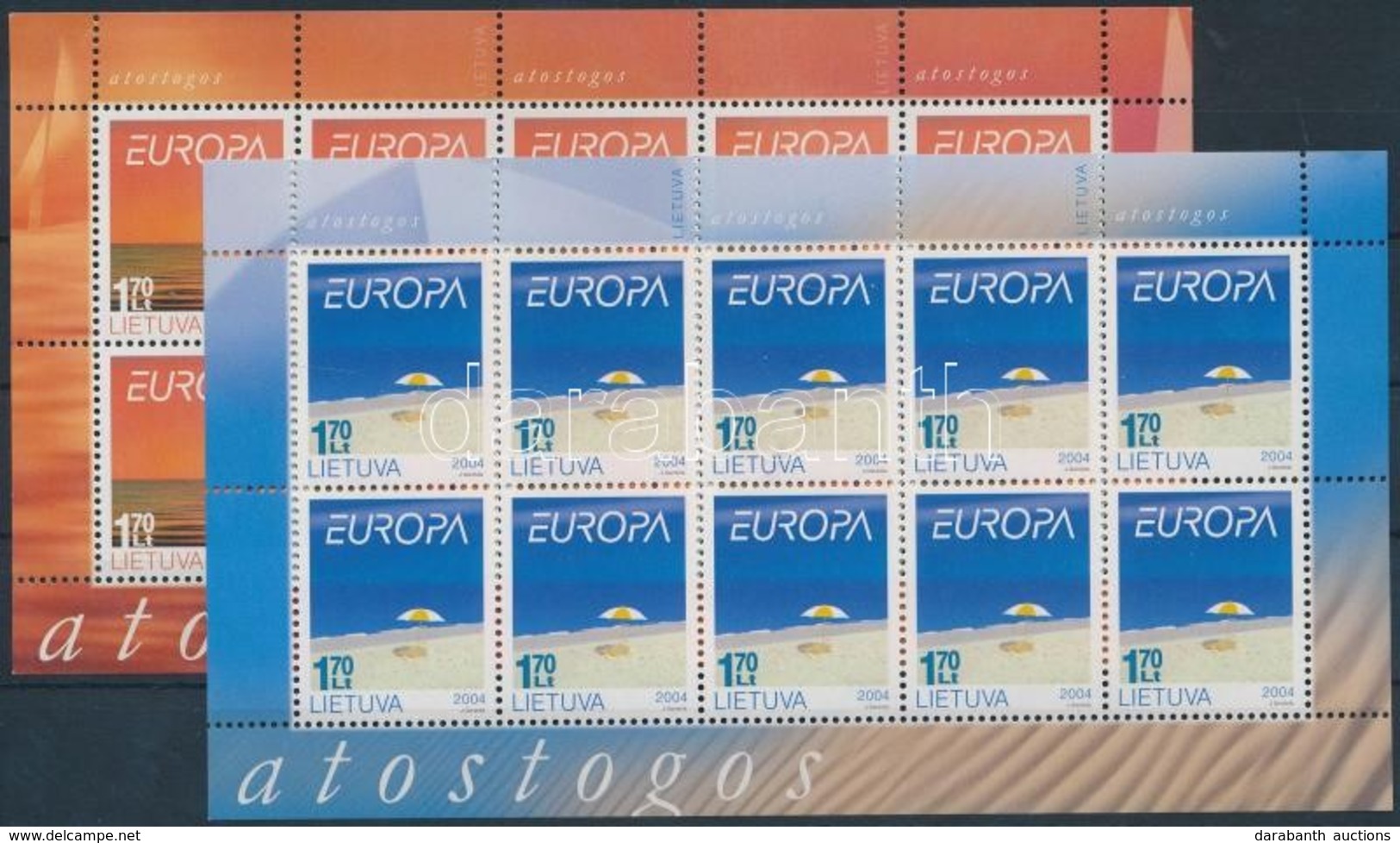 ** 2004 Europa CEPT Szabadidő Kisívsor Mi 842-843 - Sonstige & Ohne Zuordnung