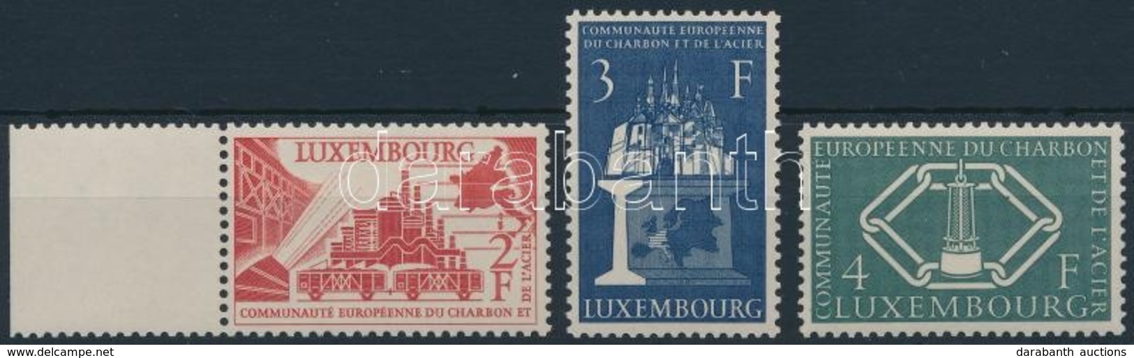 ** 1956 Montánunió Sor Mi 552-554 - Sonstige & Ohne Zuordnung