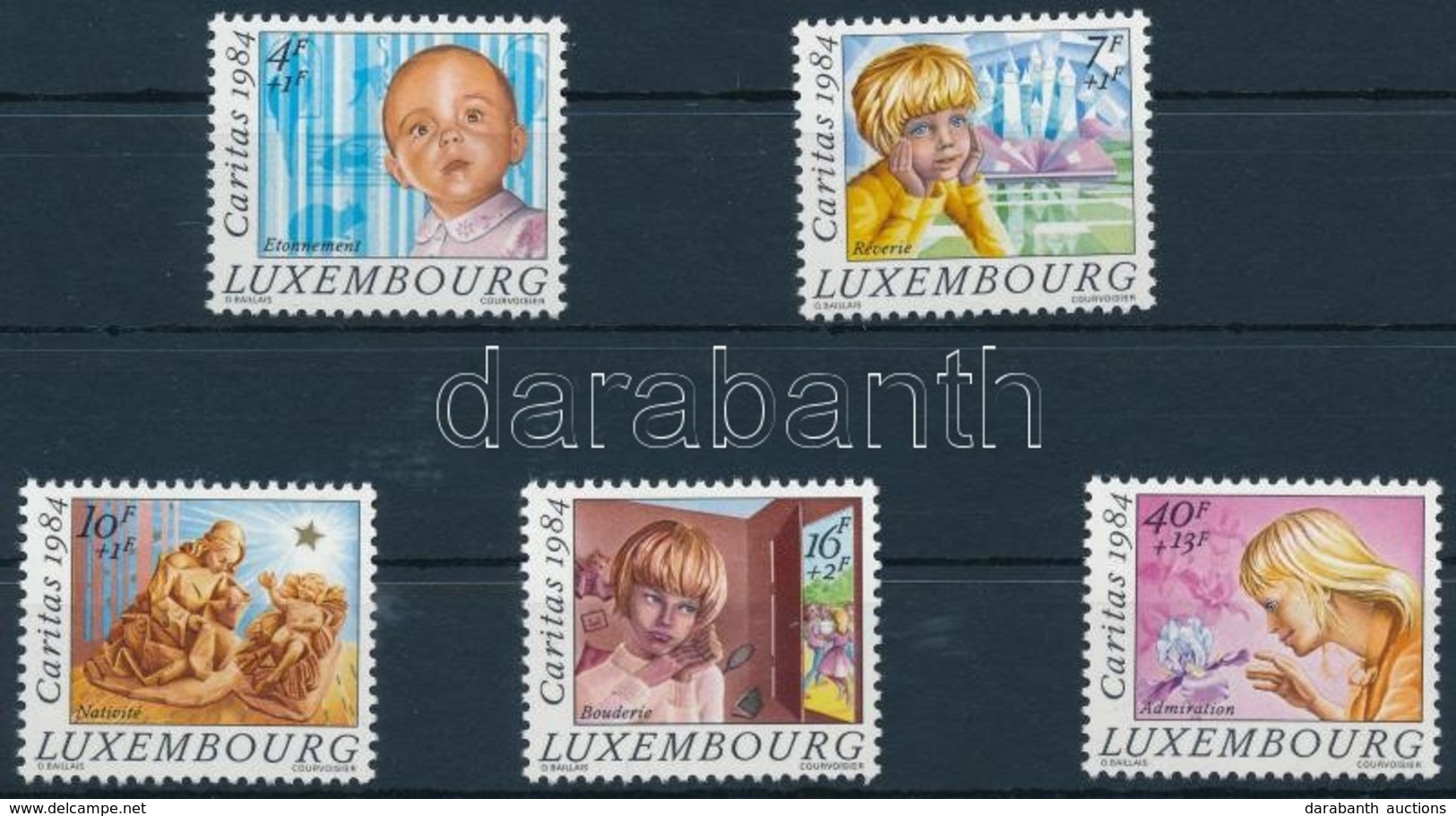 ** 1984 Karácsony, Gyerekek Sor,
Christmas, Children Set
Mi 1112-1116 - Other & Unclassified