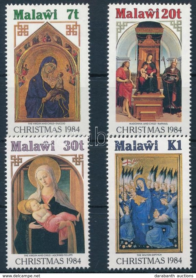 ** 1984 Karácsony, Festmények Sor,
Christmas, Paintings Set
Mi 437-440 - Other & Unclassified
