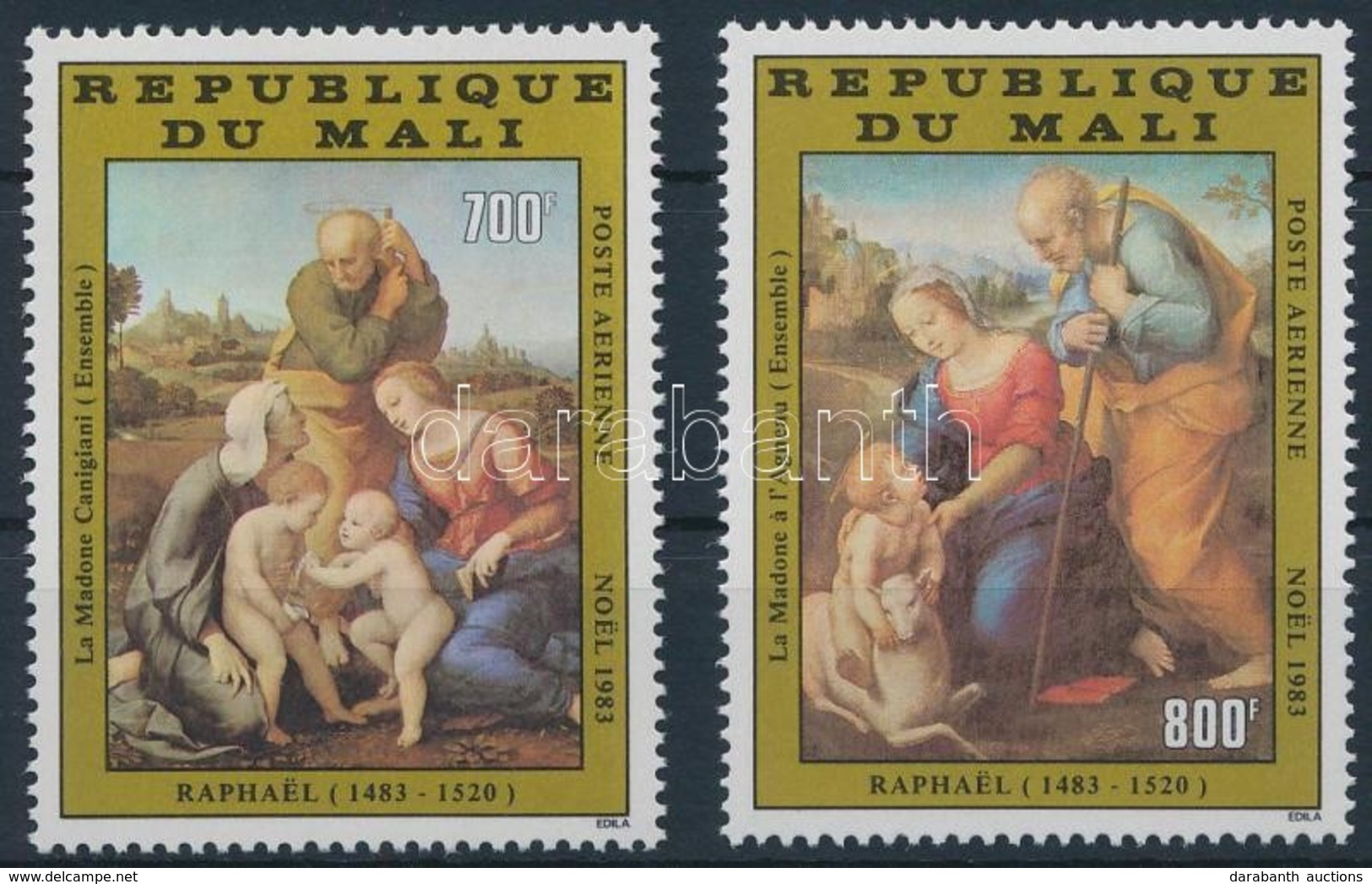 ** 1983 Karácsony, Festmények Sor,
Christmas, Paintings Set
Mi 936-938 - Other & Unclassified