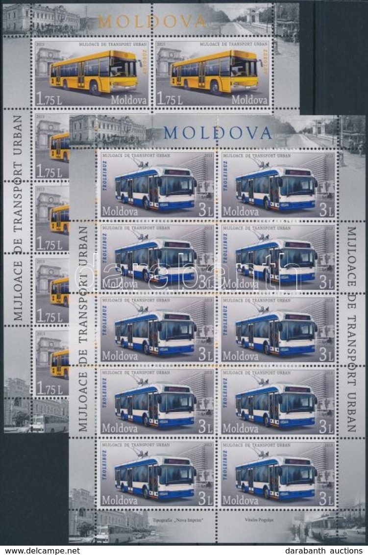 ** 2013 Tömegközlekedés Kisívsor Mi 850-851 - Otros & Sin Clasificación