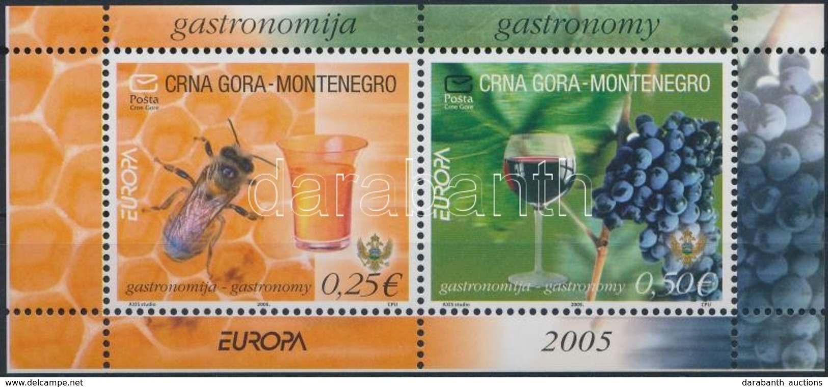 ** 2006 Europa CEPT, Gasztronómia Blokk Mi 1 - Otros & Sin Clasificación