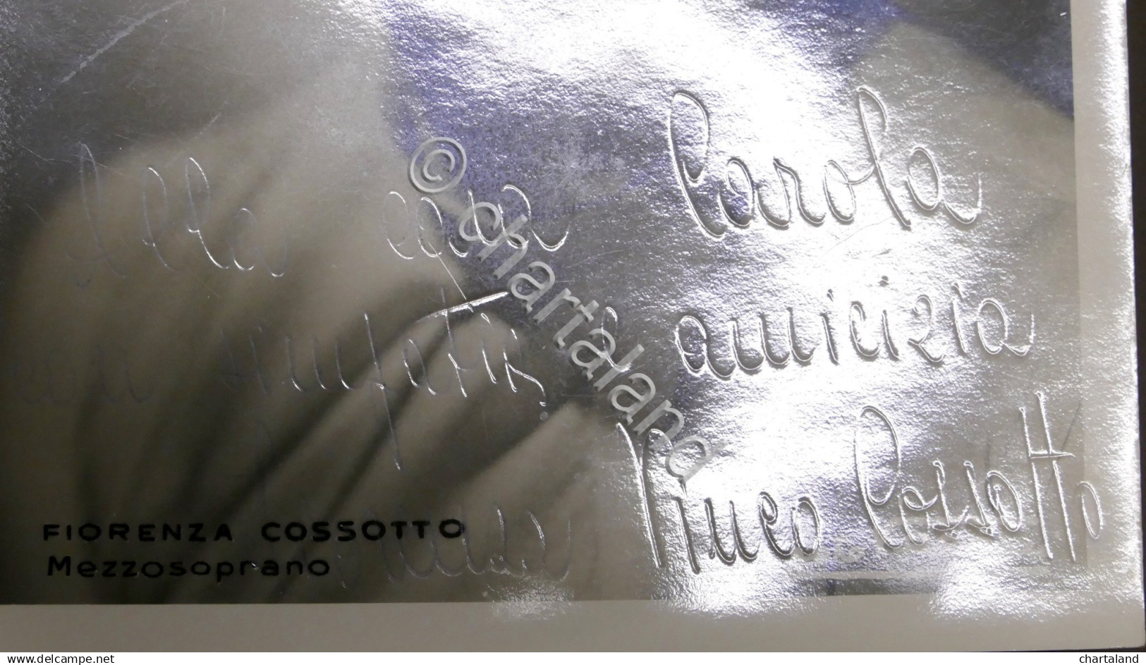 Musica Lirica - Autografo Del Mezzosoprano Fiorenza Cossotto - Anni '60 - Altri & Non Classificati