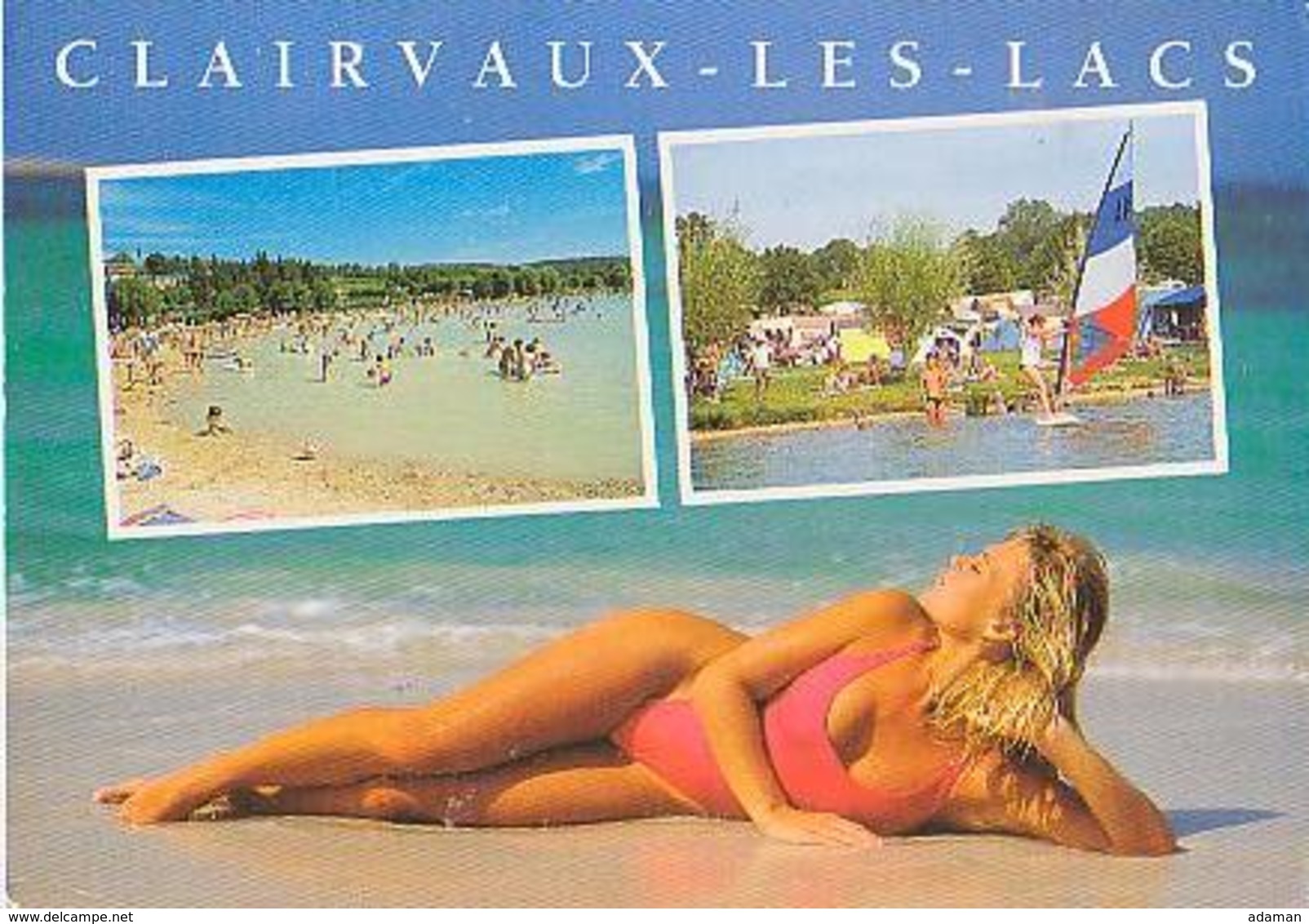 Jura        H168         Clairvaux Les Lacs. 2 Vues + Femme - Clairvaux Les Lacs