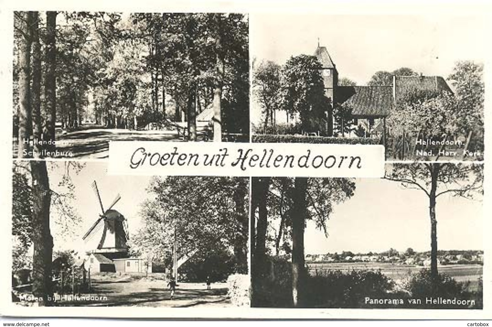 Hellendoorn, Groeten Uit Hellendoorn     (Een Raster Op De Kaart Is Veroorzaakt Door Het Scannen) - Hellendoorn