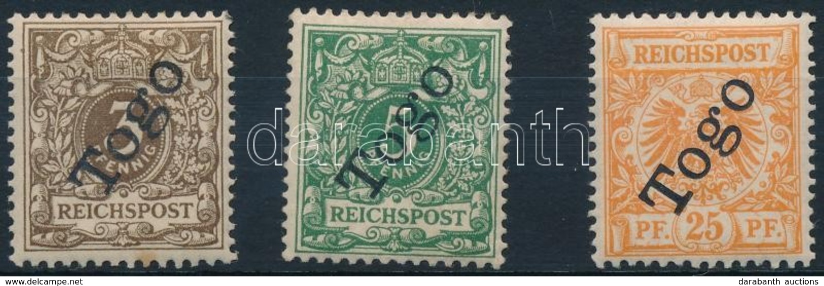 * Togo 1897 Mi 1-2, 5 - Other & Unclassified