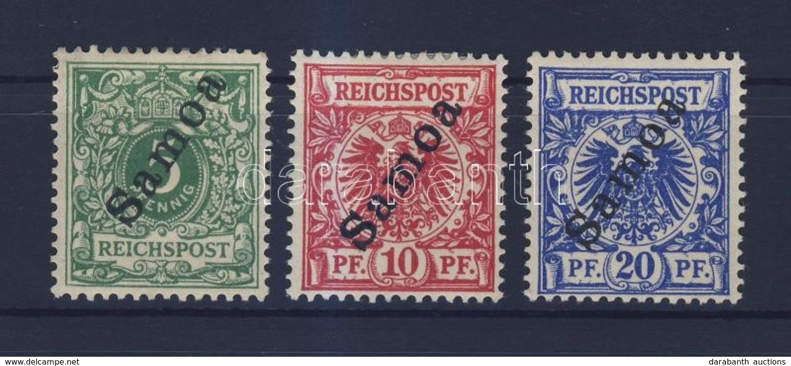 * Samoa 1900 Mi 2, 3, 4 - Otros & Sin Clasificación