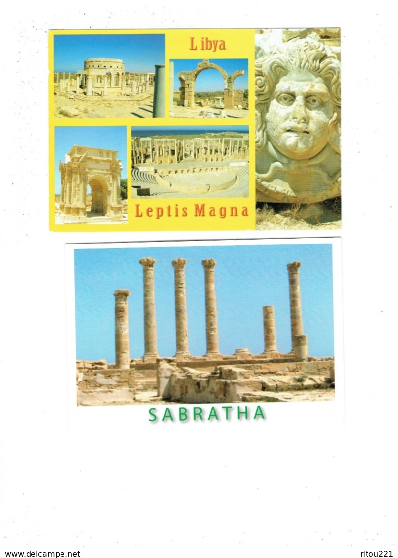 Lot 2 Cpm - Libye LIBYA LIBIA  - LEPTIS MAGNA - SABRATHA - Libia