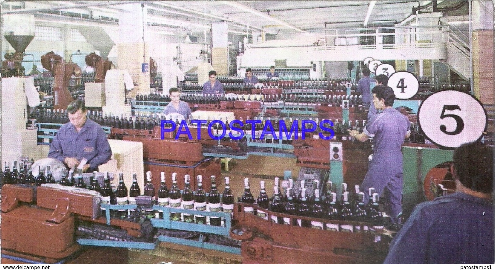 124037 ARGENTINA BUENOS AIRES BODEGAS VIÑEDOS PEÑAFLOR VISTA PARCIAL FRACCIONAMIENTO DE VINOS PUBLICITY BREAK POSTCARD - Belize