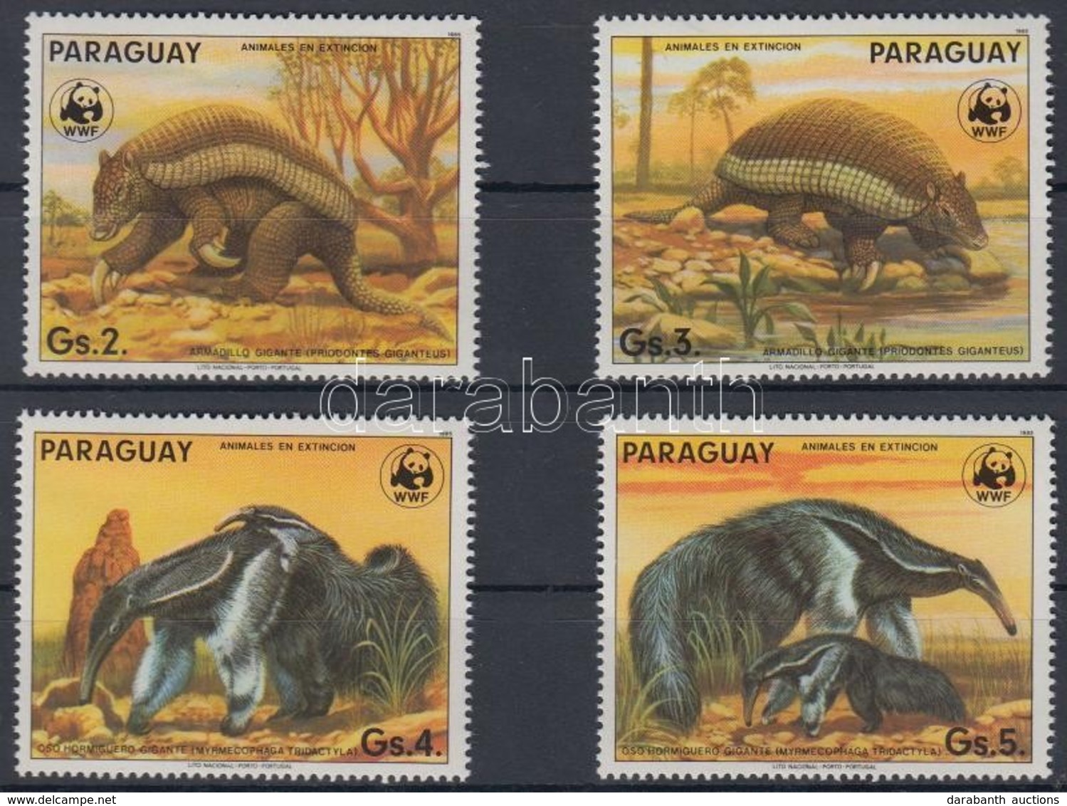 ** 1985 WWF: Állatok Sor + 4 Db FDC és CM Mi 3854-3857 - Other & Unclassified