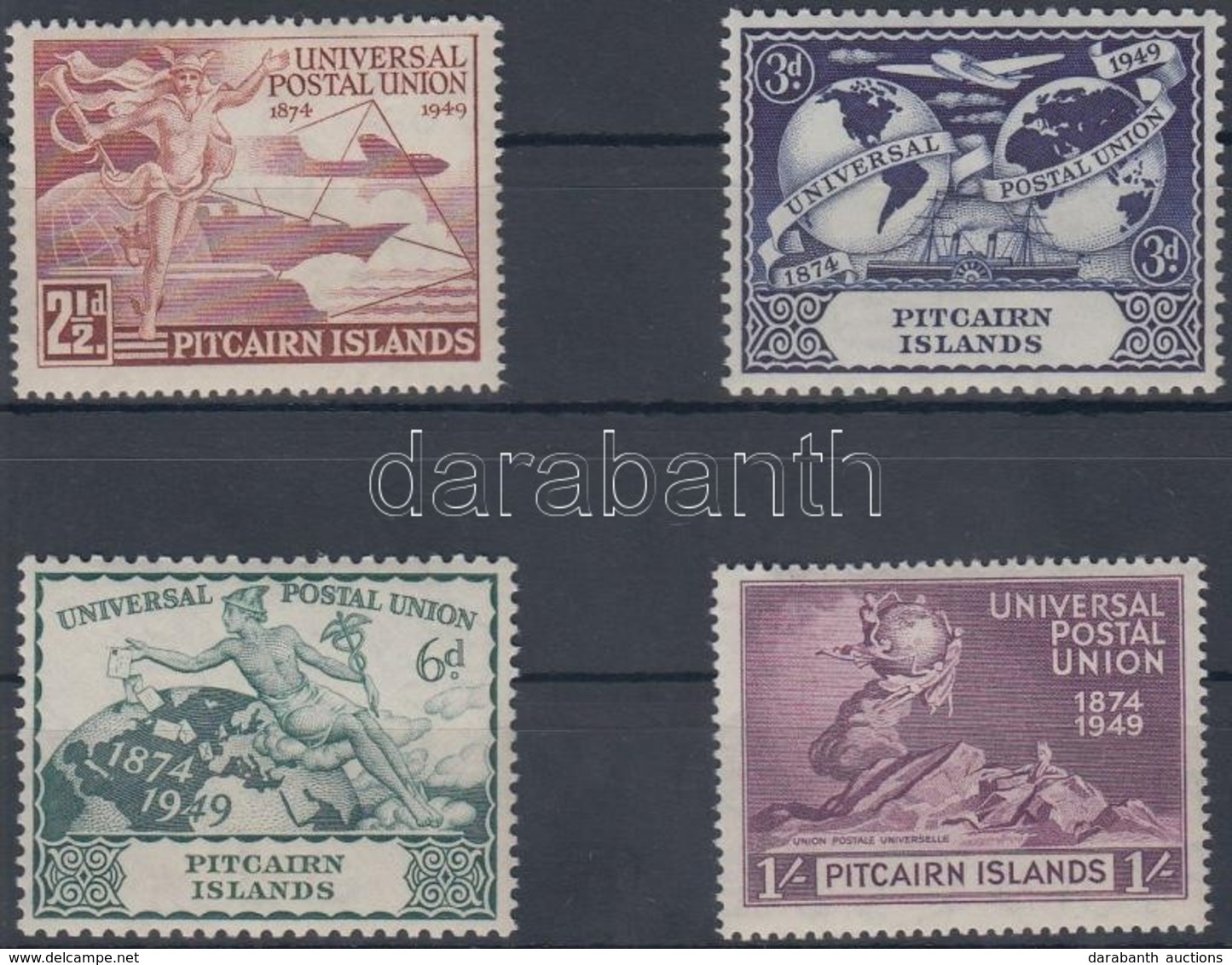 ** 1949 75 éves Az UPU Sor Mi 15-18 - Other & Unclassified