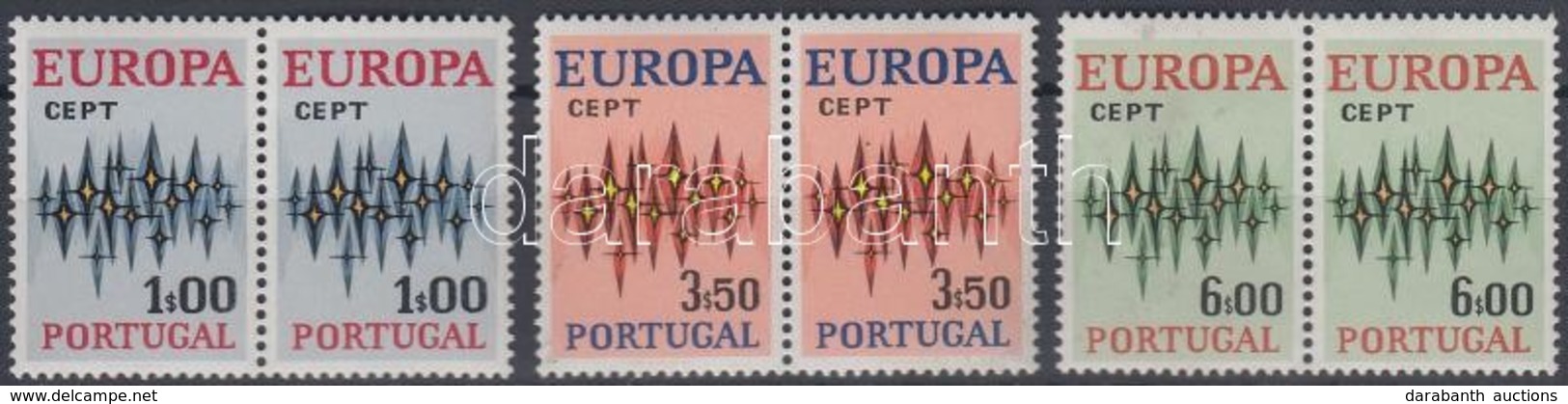 ** 1972 Europa CEPT Sor Párokban Mi 1166-1168 - Other & Unclassified