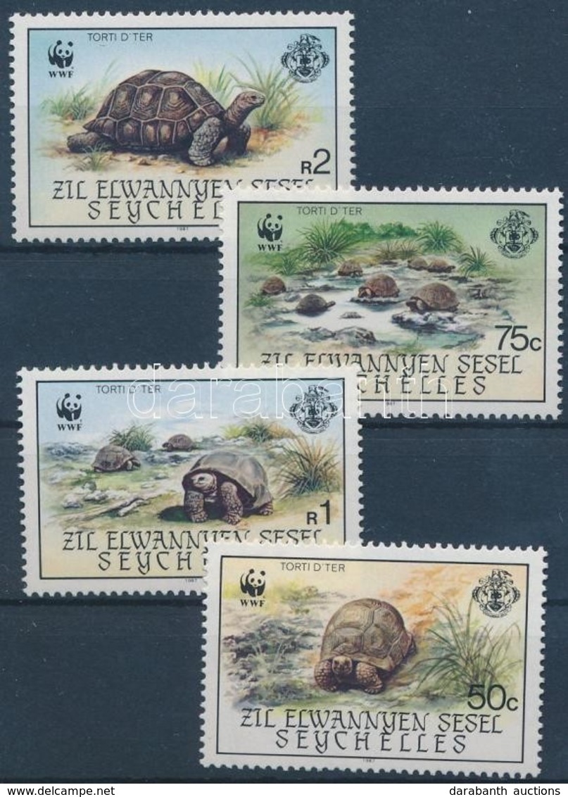 ** 1987 WWF Teknősök Sor Mi 137-140 - Other & Unclassified