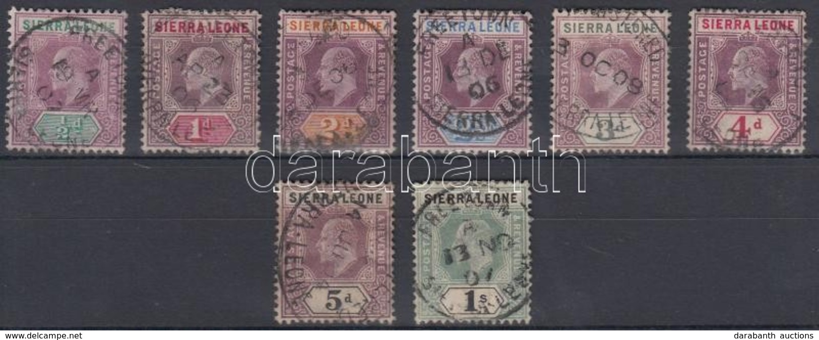 O 1904 Forgalmi Mi 55-56, 58-62, 64 - Other & Unclassified