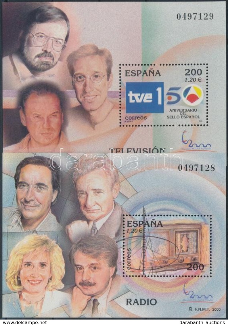 ** 2000 ESPANA'2000 Bélyegkiállítás Blokksor Záróérték Nélkül Mi 86-95 - Otros & Sin Clasificación